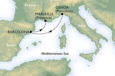 Italien, Spanien, Frankreich